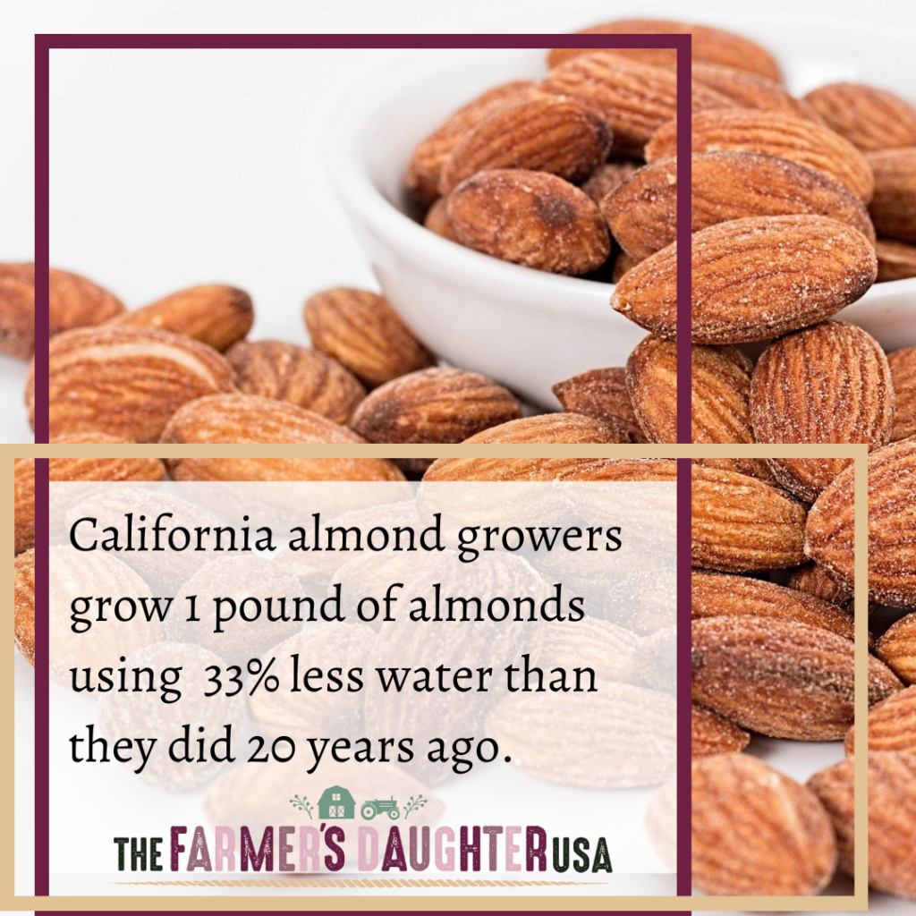Almond Growers Use Less Water The Farmer's Daughter USA